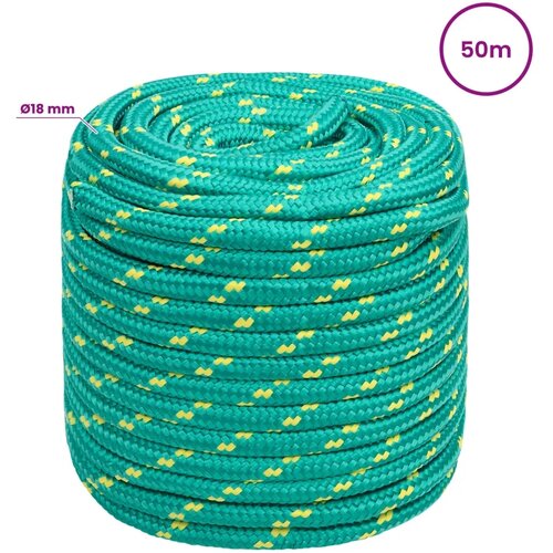  Vi&amp;scaron;enamjensko pomoćno uže 18 mm 50 m Zelena PP - Zelena 18 mm 50 m Slike