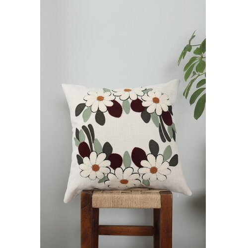 Mioli Decor Lanena okrasna blazina 43x43 cm Papatya &amp;ndash; Slike