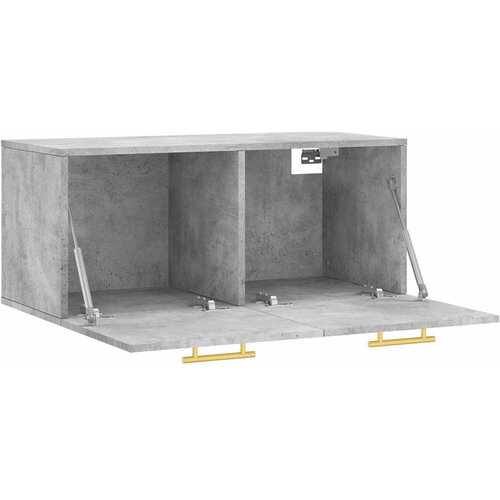  Zidni ormarić boja betona 80x36,5x35 cm od konstruiranog drva Siva 80 x 36.5 x 35 cm Slike