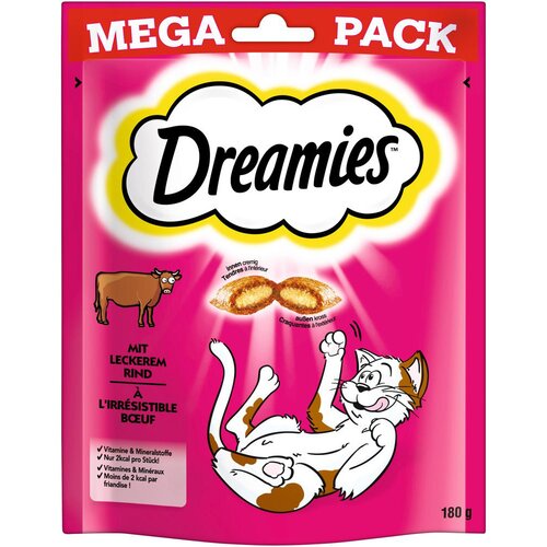 Dreamies v mega pakiranju 180 g - Varčno pakiranje: govedina (3 x 180 g) Cene