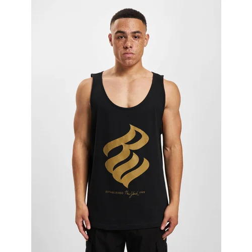 Rocawear Man Tank Top crew neck - black/gold