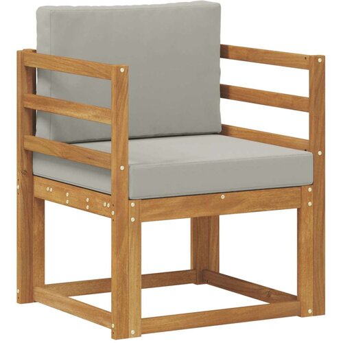  Set vanjskih sofa Čvrsto drvo akacije i poliester Slike