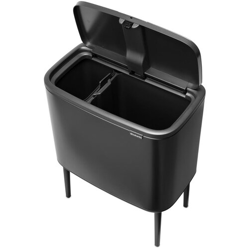 Brabantia Temno siv jeklen ko&amp;scaron; za smeti za ločevanje odpadkov na dotik 34 l Bo Touch Bin &amp;ndash; Slike