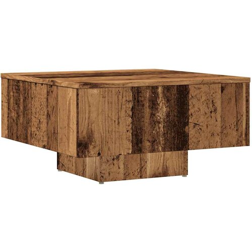 Maison Chic Kava miza - kavna mizica - Nizka mizica iz starega lesa 60x60x31,5 cm Inženirski les, (21754396) Cene