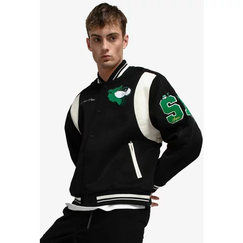 Puma Bomber jakna s primjesom vune The Mascot T7 boja: crna, 535796.01-black
