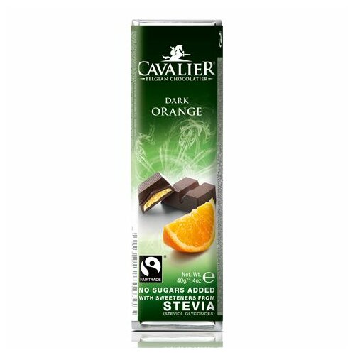 Cavalier čokoladni bar sa steviom - orange 40g Slike