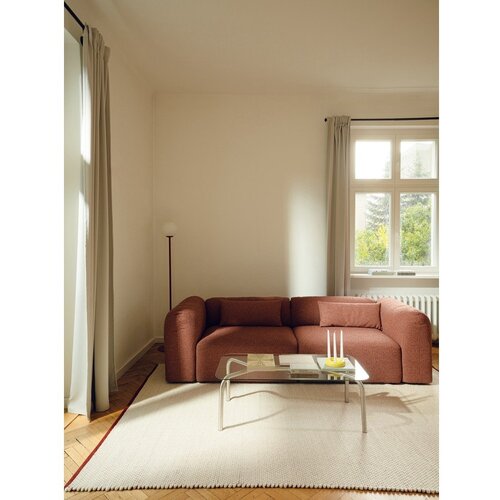 Noo.ma Crveni/bež ručno rađen vunen tepih 170x240 cm Lenu &amp;ndash; Slike