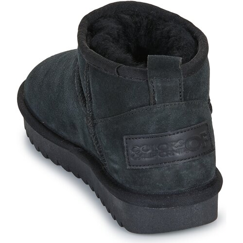 Colors of California Pol&amp;scaron;kornji SHORT SHEEPSKIN BOOT Črna Slike