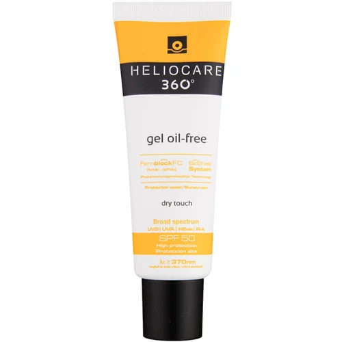 Heliocare 360° Oil-Free SPF50 gel za zaščito pred soncem 50 ml unisex