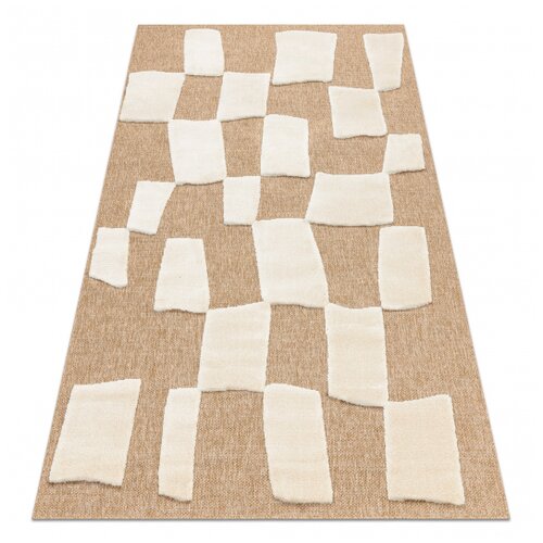 RugsX SPARK 0710A bež / krema preproga - Geometrična, sisal, strukturna 160x220 cm, (21990564) Cene