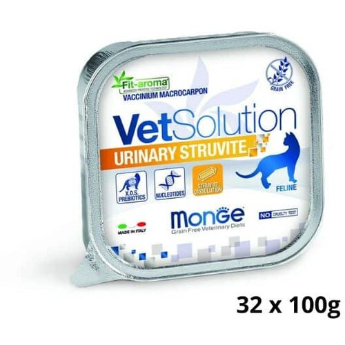 MONGE VETSOLUTION Cat Urinary Struvite - Wet Cene