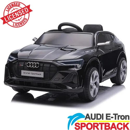 Audi E-Tron Sportback - Licencirani auto na akumulator - Meke gume + kožno sedi&scaron;te - Crni Cene