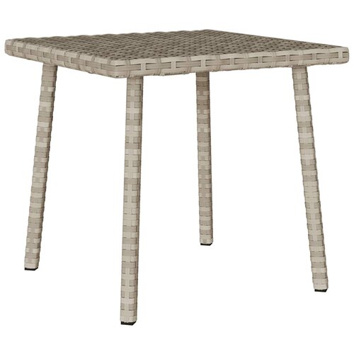 vidaXL Vrtni stolić za kavu pravokutni svijetlo sivi 40x40x37 cm Cijene