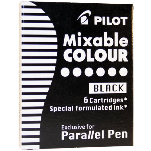  TINTA ZA NALIVPERO PATRONE PARALLEL PEN PK6 PILOT IC-P3-S6 CRNA Slike