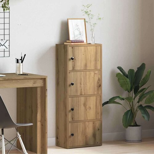 VidaXL Regal za knjige boja hrasta 40x24x102 cm konstruirano drvo Slike
