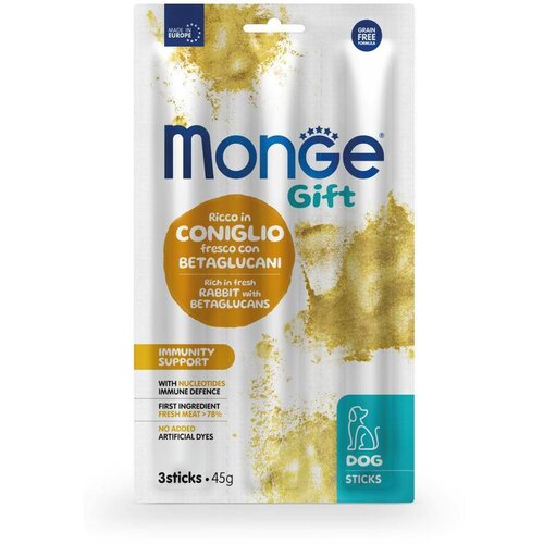 Monge Sticks Immunity support Poslastica za pse, Zečetina sa nukleotidima, 45g Cene