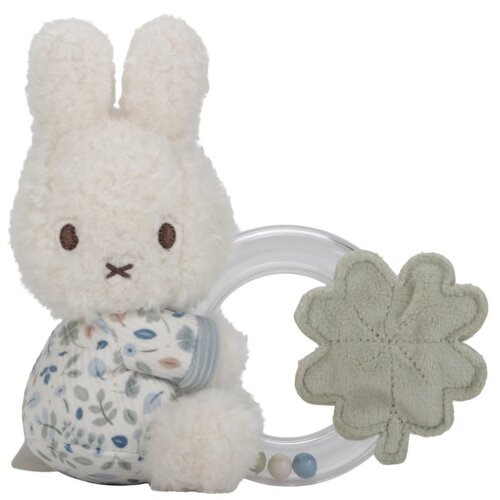 Little Dutch® Miffy Fluffy Lucky Leaves Ring Rattle zvečka 0 m+ Blue 1 kom Cijene