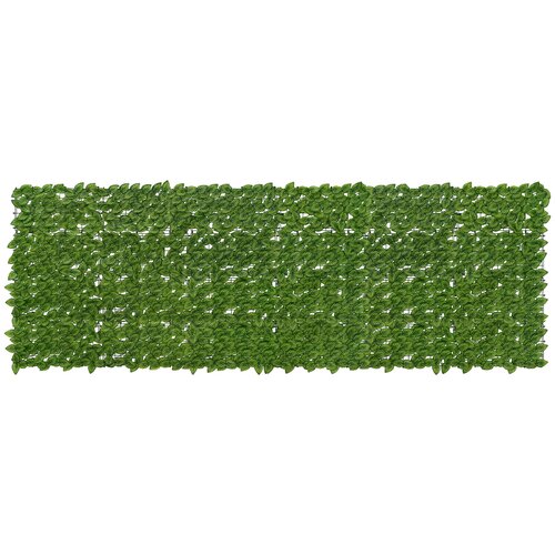  Zaslon za balkon s li&scaron;ćem Zelena i žuta 300 x 100 cm Cijene
