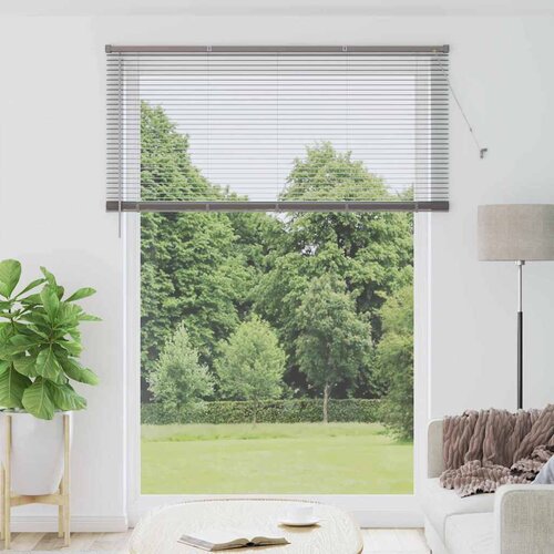 vidaXL Okenska roleta z zavesami Drugo Srebrna 155 x 220 cm Aluminij Cene