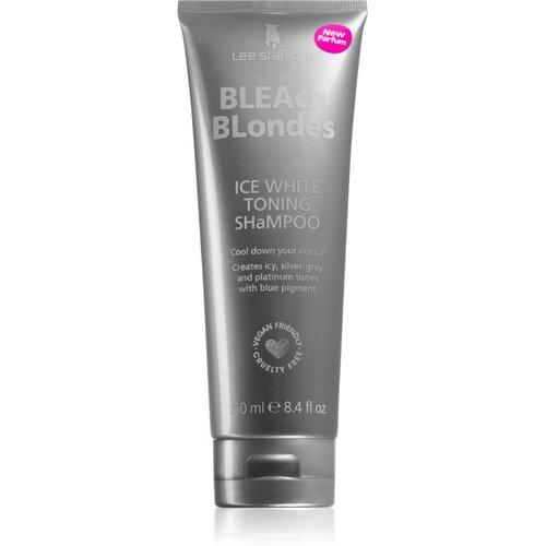 Lee Stafford Bleach Blondes Ice White nevtralizacijski srebrni šampon za blond lase in lase s prameni 250 ml Cene
