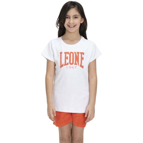 Leone 1947 Majice &amp;amp; Polo majice Girl T-Shirt Short Sleeves Super Color Bela Slike