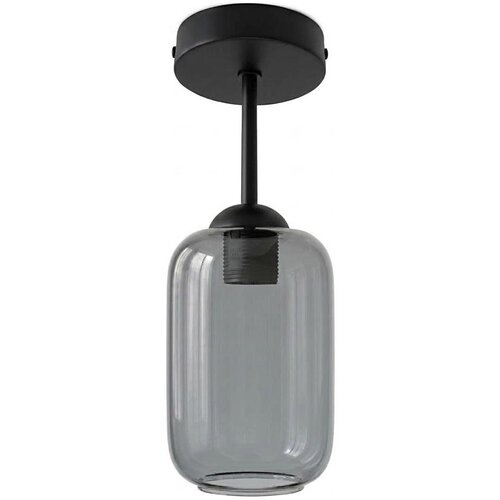 Brilagi LED nadgradni luster R GLASS 1xE27/60W/230V, prečnik 14 cm, crna/dimna siva Cene