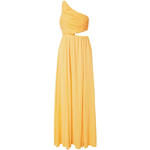 Patrizia Pepe Večernja haljina narančasto žuta