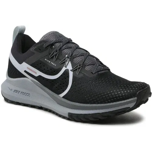 Nike Čevlji React Pegasus Trail 4 DJ6158 001 Black/Aura/Dark Grey/Wolf Grey