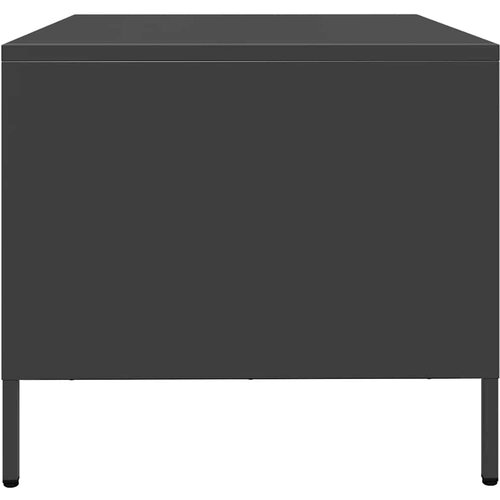  Stolić za kavu crni 101,5x50x43,5 cm od hladno valjanog čelika Slike