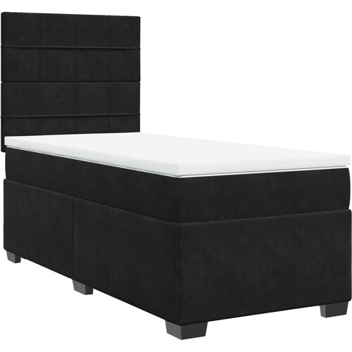 Box spring krevet s madracem crni 100x200 cm bar&amp;scaron;unasti Slike