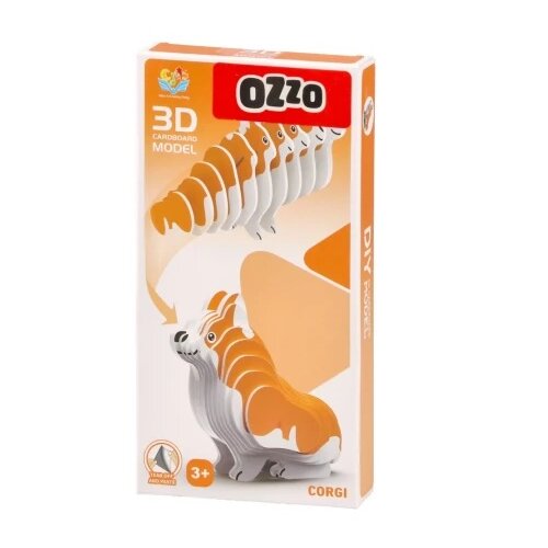 Ozzo DIY, puzzle, mini 3D, Pas Slike