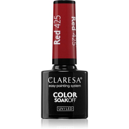 Claresa SoakOff UV/LED Color Rainbow Explosion gel lak za nokte nijansa Red 425 5 g Cijene