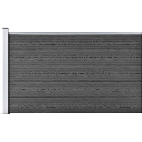  Panel  za ogradu WPC 175 x 105 cm crni Cijene