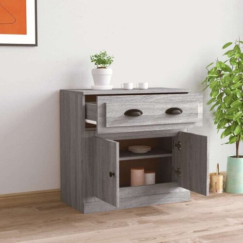  Komoda siva sonome 70x35,5x67,5 cm konstruirano drvo Slike