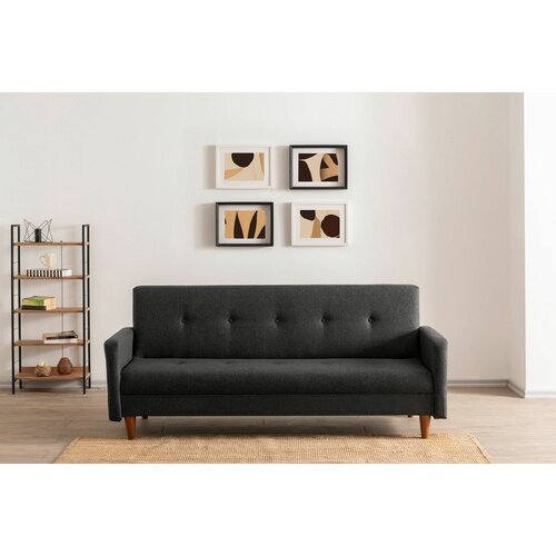 hiko - dark grey dark grey 3-Seat sofa-bed Slike