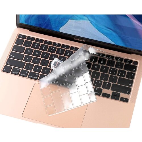 INF Ovitek za tipkovnico za MacBook Air 13" Silicone Transparent, (21275334) Cene