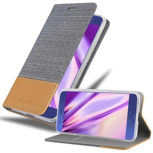 Cadorabo Ohi&scaron;je, združljiv s Xiaomi v svetlo sivi rjavi barvi - za&scaron;čitni pokrov z magnetnim zapiranjem, stoječo funkcijo in režo za kartico, (20570216) Cene