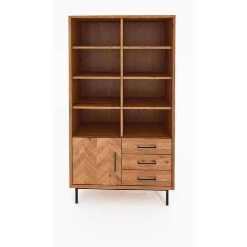 The Beds Polica za knjige od hrastovine 97x176 cm Abies - Slike