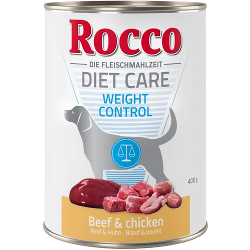 Rocco Diet Care Weight Control govedina in piščanec - Varčno pakiranje: 12 x 400 g