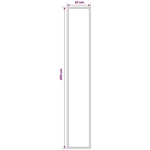  Trkački tepih FLORNES Tkani Plava Dijamanti 67 x 450 cm PP 7 mm - Plavi dijamanti 67 x 450 cm Slike