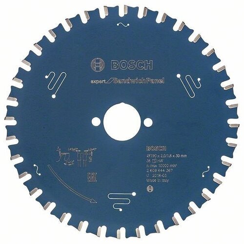 Bosch 190mm Z36 List kružne testere Expert for Sandwich Panel Cene