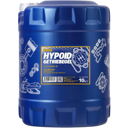 Mannol olje za menjalnike Hypoid Getriebeoil, 80W-90, LS GL-4/GL-5, 10L