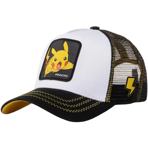 Capslab Kape s šiltom Freegun Pokemon Pikachu Cap Bela