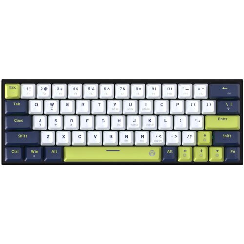  Tastatura Mehanicka Gaming Fantech MK874V2 RGB Atom 63 Mori bela (red switch) Cene