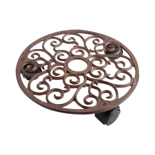 Esschert Design Metalni mobilni stalak za tegle za bilje ø 29 cm – Cijene