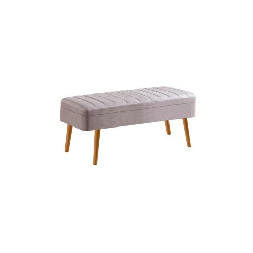 Hanah home Set Trpezarijski sto, 2 trpezarijske stolice i klupa Vina 0701 3, Svijetlosivi Slike