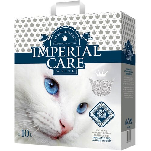 Imperial Care white clumping odour attack jasmin - grudvajući posip za mačke (6L i 10L) 10L Cene