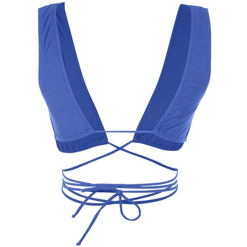 Trendyol Bikini Top - Navy blue - Plain Slike