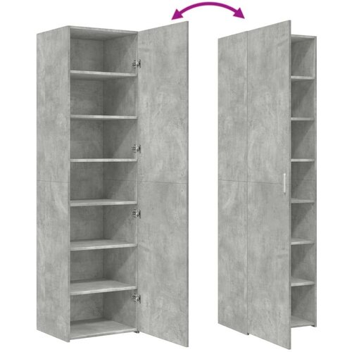  Visoka komoda boja hrasta 50x42 5x185 cm od konstruiranog drva Slike
