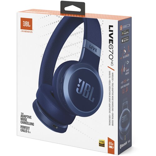 JBL slu&amp;scaron;alke LIVE670NC modra Slike